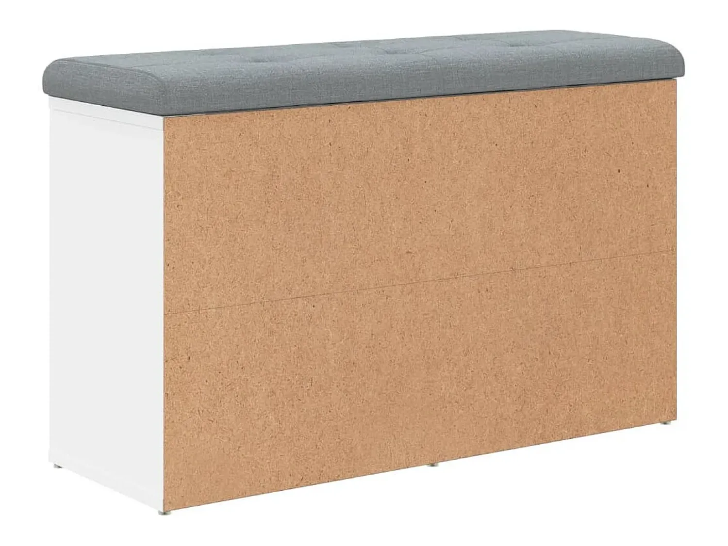 Móvel De Arrumação|Sapateira*vidaxl Banco para sapatos 82x32x50 cm madeira projetada Branco