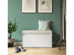 Vicco Banco para sapatos 80x39x45 iker^ Móvel De Arrumação|Sapateira