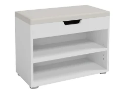 Móvel De Arrumação|Sapateira|Vicco Banco para sapatos 60x30x45 rolfe Branco