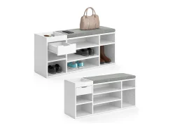 Vicco Banco para sapatos 101.1x29.5x45 eleon^ Móvel De Arrumação|Sapateira