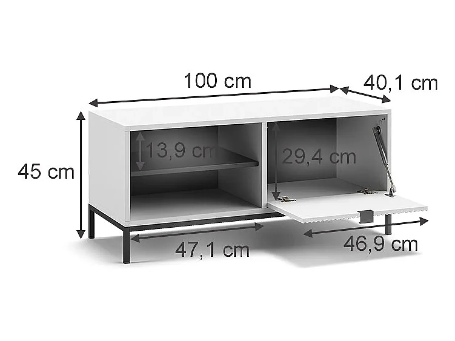 Móvel De Arrumação|Sapateira|Vicco Banco para sapatos 100x40x45 eliza Branco