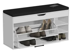Vicco Banco para sapatos branco/ 90x30x50 solino^ Móvel De Arrumação|Sapateira