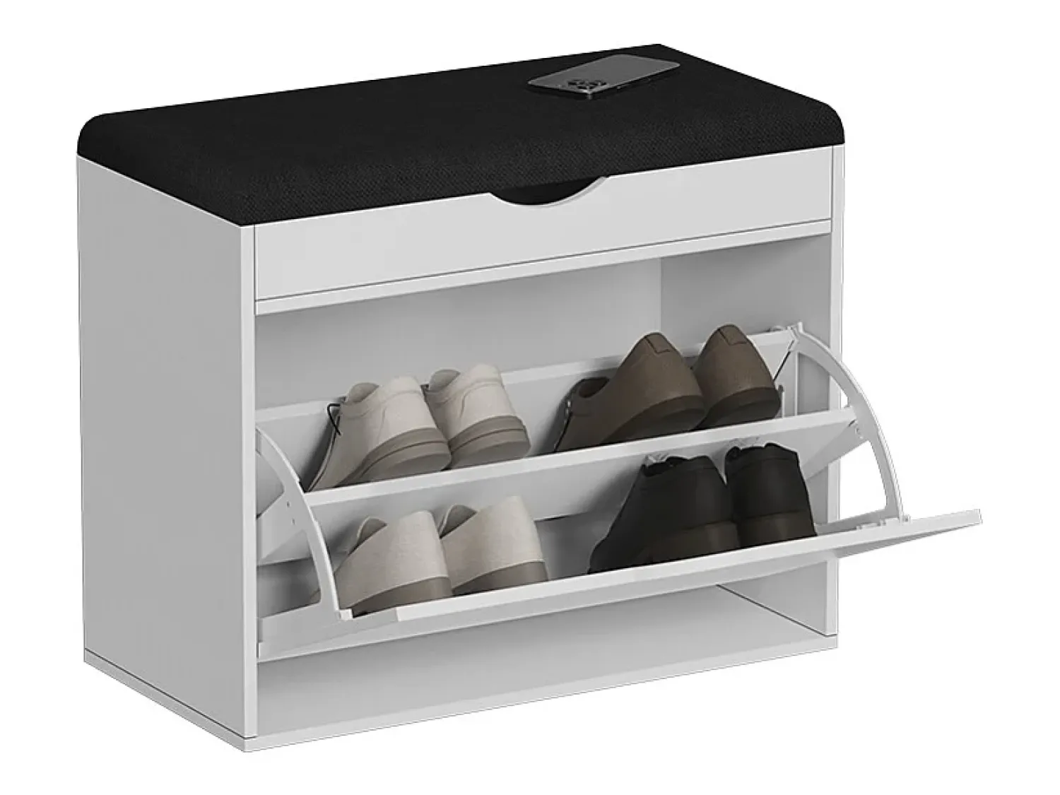 Móvel De Arrumação|Sapateira|Vicco Banco para sapatos 60x30x51 schufy Branco