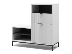 Móvel De Arrumação|Sapateira*Vicco Banco para sapatos 100x40x98.5 eliza Branco