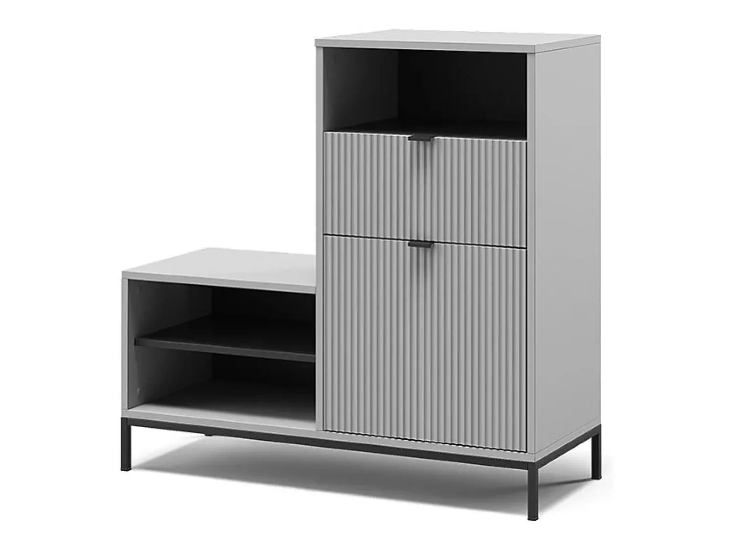 Sale Vicco Banco para sapatos cinza 100x40x98.5 eliza Cinzento