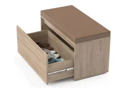 Vicco Banco para sapatos sonoma 80x39x45 iker^ Móvel De Arrumação|Sapateira