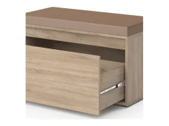 Vicco Banco para sapatos sonoma 80x39x45 iker^ Móvel De Arrumação|Sapateira