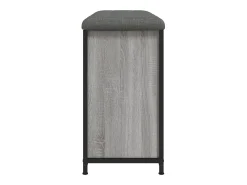 Best vidaxl Banco sapateira c/ gaveta articulada 82x32x56cm sonoma Cinzento