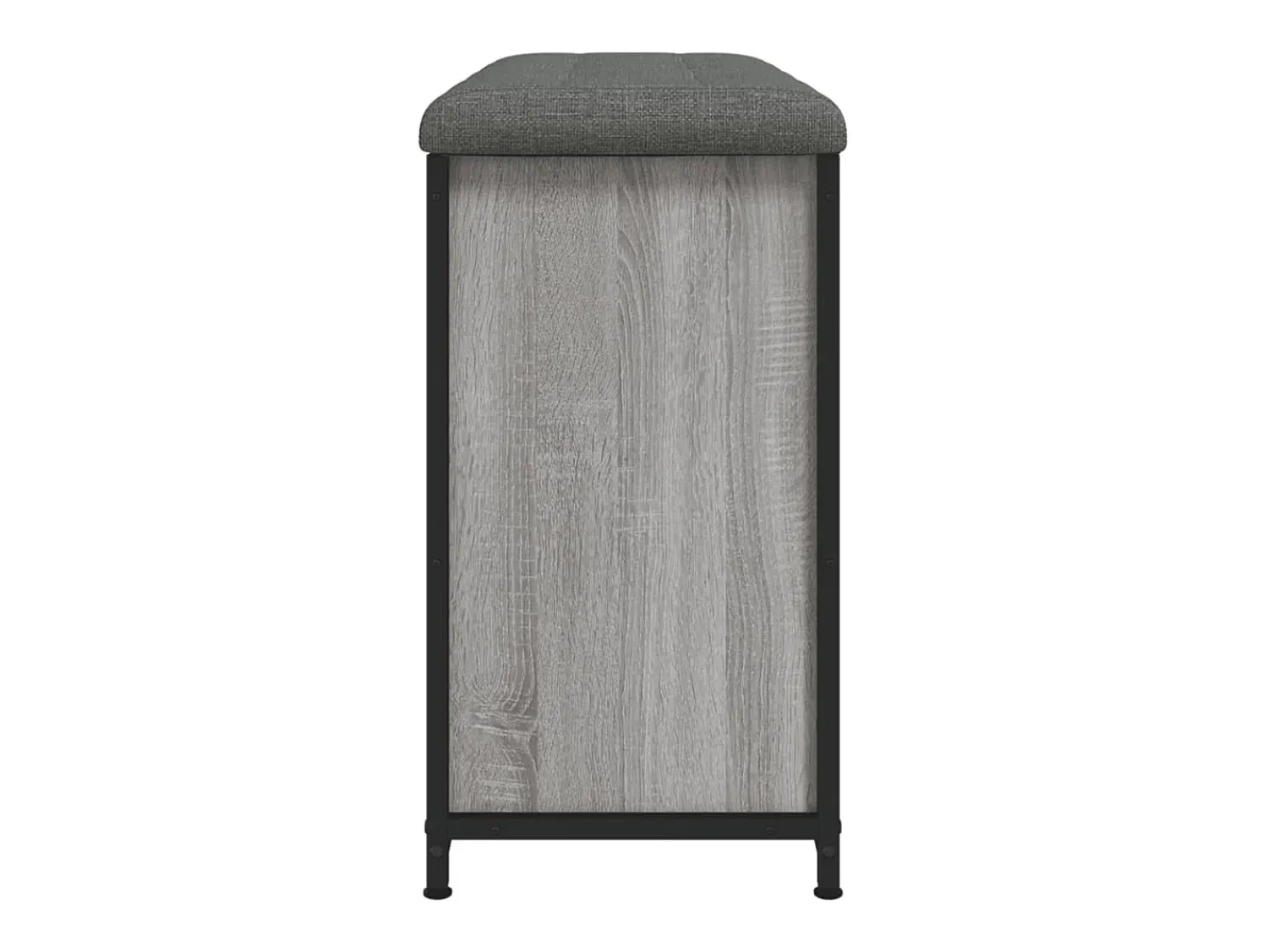 Best vidaxl Banco sapateira c/ gaveta articulada 82x32x56cm sonoma Cinzento