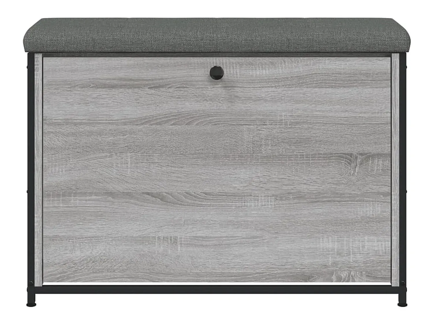 Best vidaxl Banco sapateira c/ gaveta articulada 82x32x56cm sonoma Cinzento