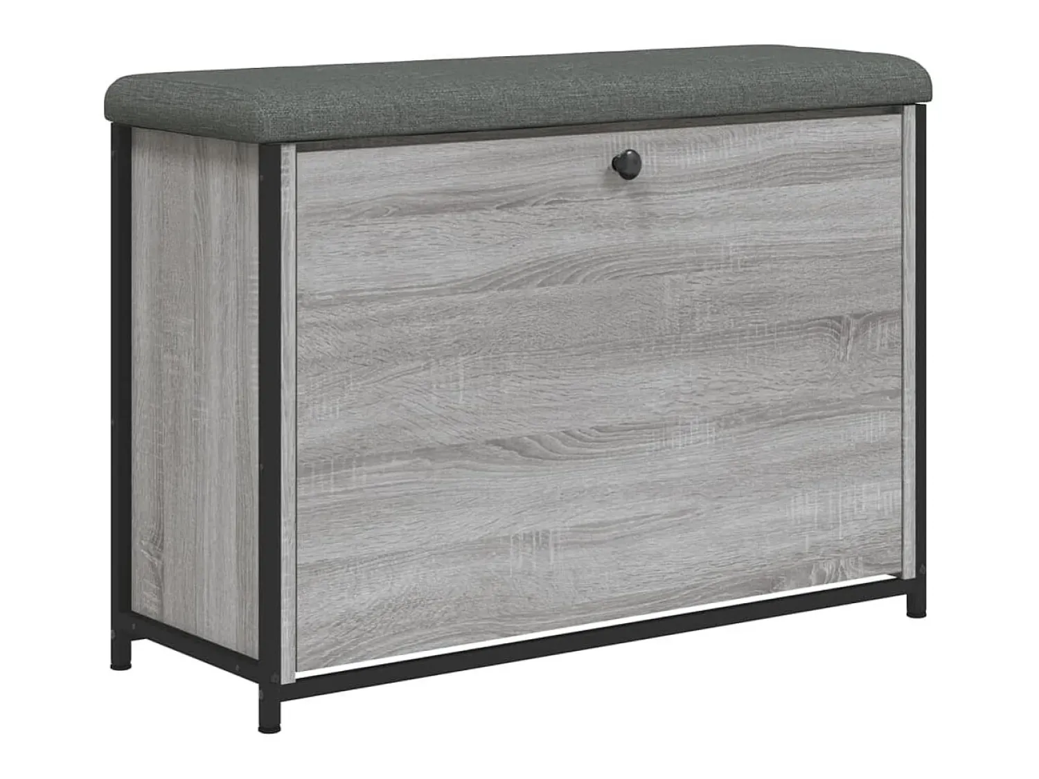 Best vidaxl Banco sapateira c/ gaveta articulada 82x32x56cm sonoma Cinzento