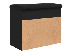 Móvel De Arrumação|Sapateira|vidaxl Banco sapateira 62x32x50 cm derivados de madeira Preto