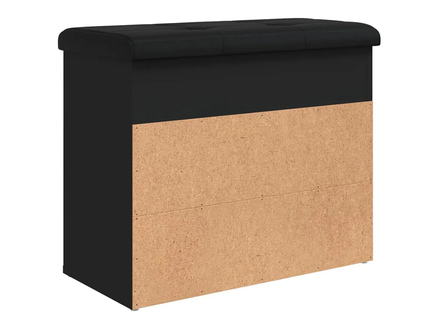 Móvel De Arrumação|Sapateira|vidaxl Banco sapateira 62x32x50 cm derivados de madeira Preto