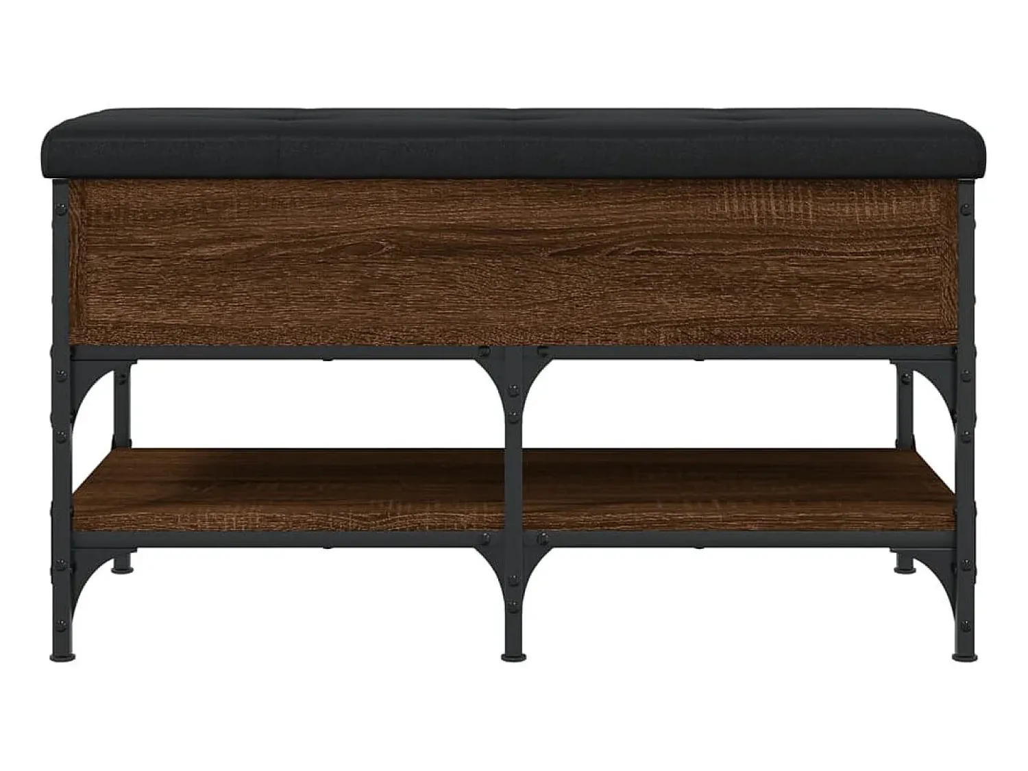 vidaxl Banco sapateira 82x42x45 cm derivados madeira carvalho castanho^ Móvel De Arrumação|Sapateira