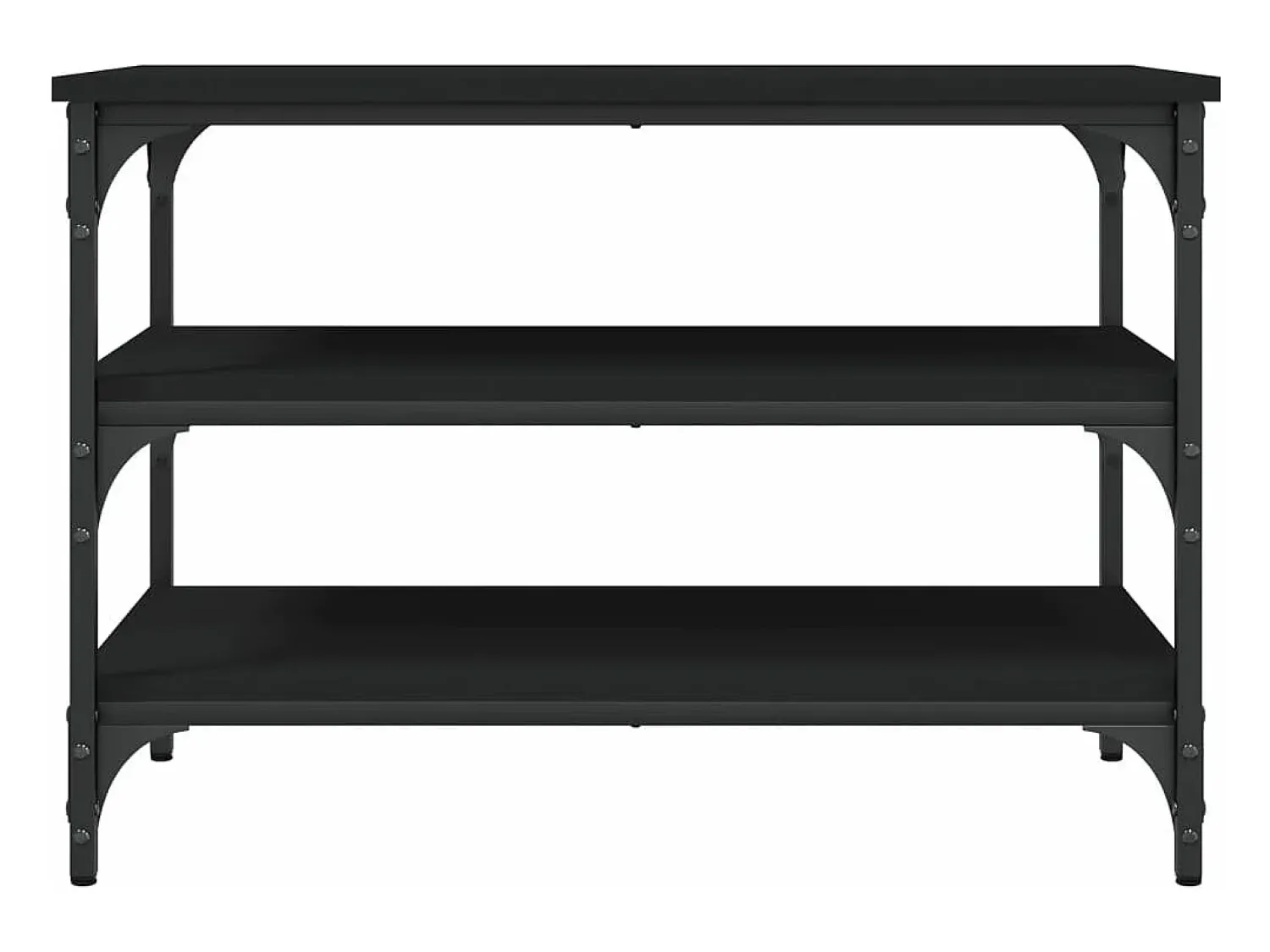 Hot vidaxl Banco sapateira 70x38,5x49 cm derivados de madeira Preto