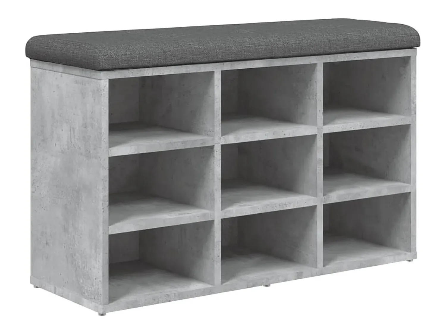 vidaxl Banco sapateira 82x32x50 cm derivados madeira cimento^ Móvel De Arrumação|Sapateira