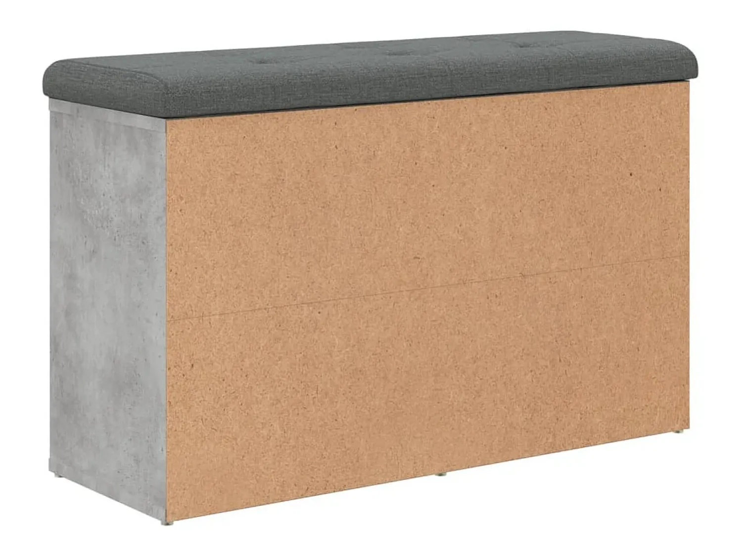 vidaxl Banco sapateira 82x32x50 cm derivados madeira cimento^ Móvel De Arrumação|Sapateira