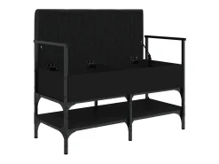 Hot vidaxl Banco sapateira 85,5x42x57,5 cm derivados de madeira Preto