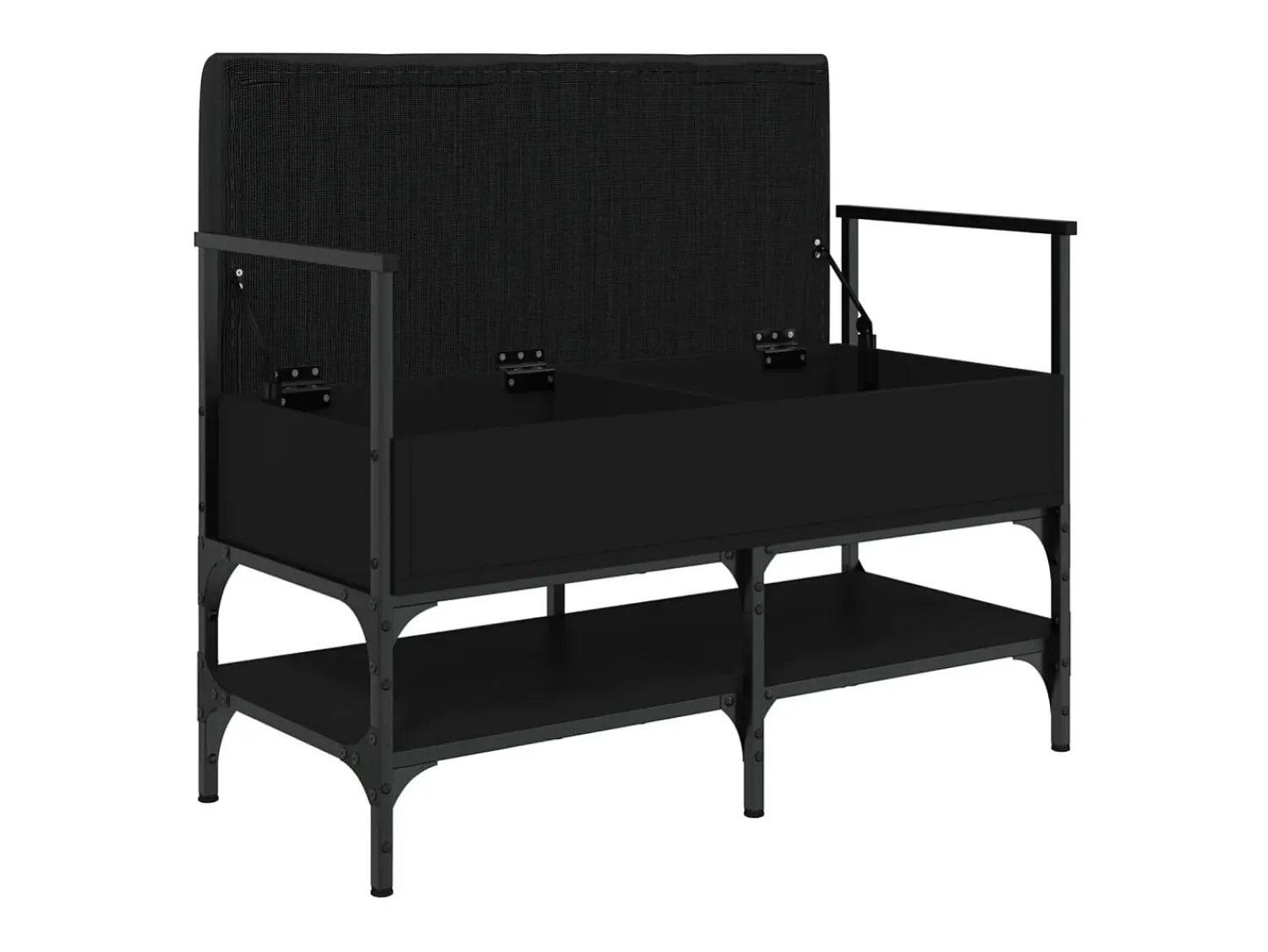 Hot vidaxl Banco sapateira 85,5x42x57,5 cm derivados de madeira Preto
