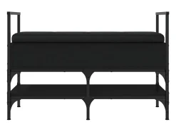 Hot vidaxl Banco sapateira 85,5x42x57,5 cm derivados de madeira Preto