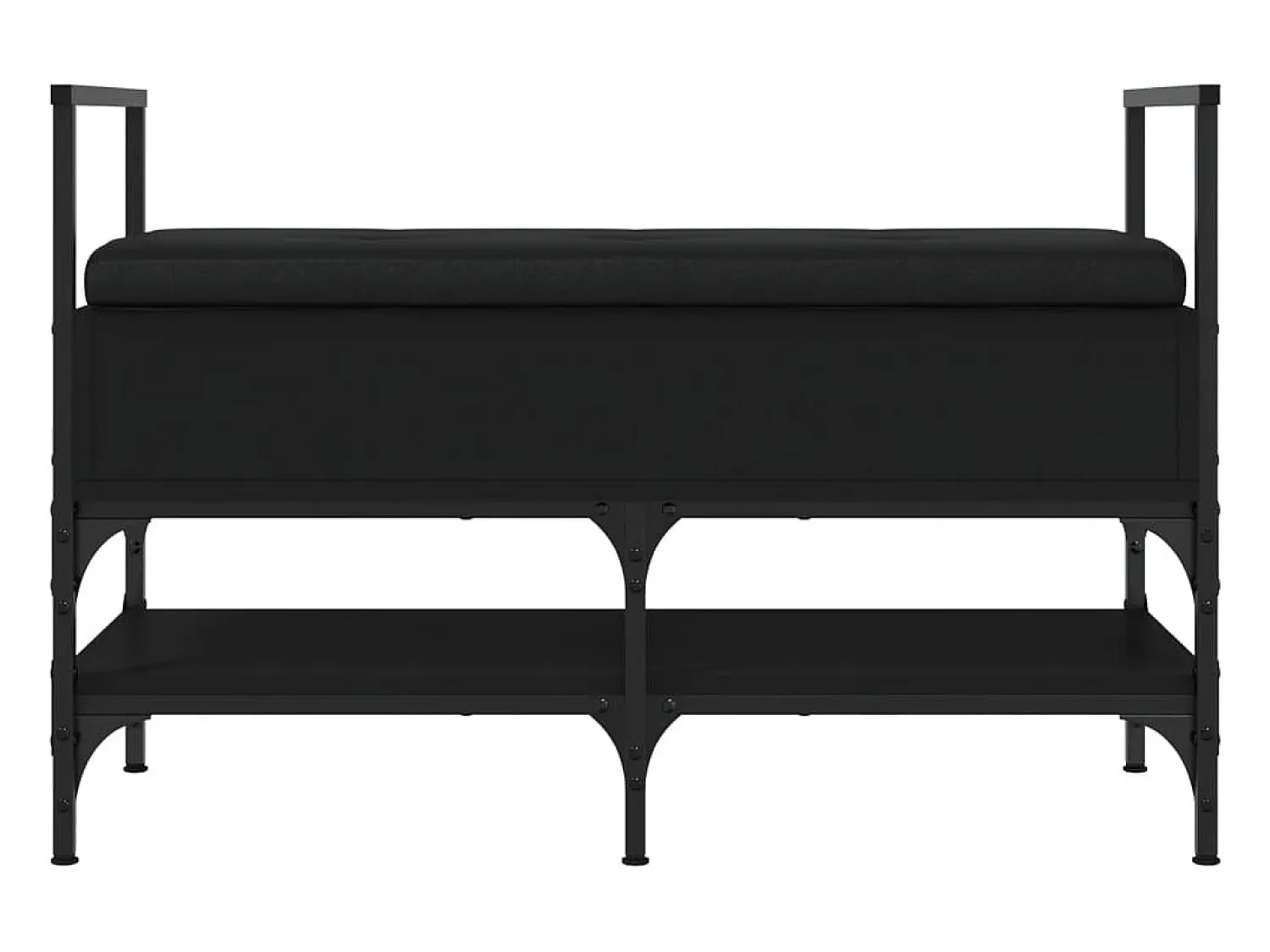 Hot vidaxl Banco sapateira 85,5x42x57,5 cm derivados de madeira Preto