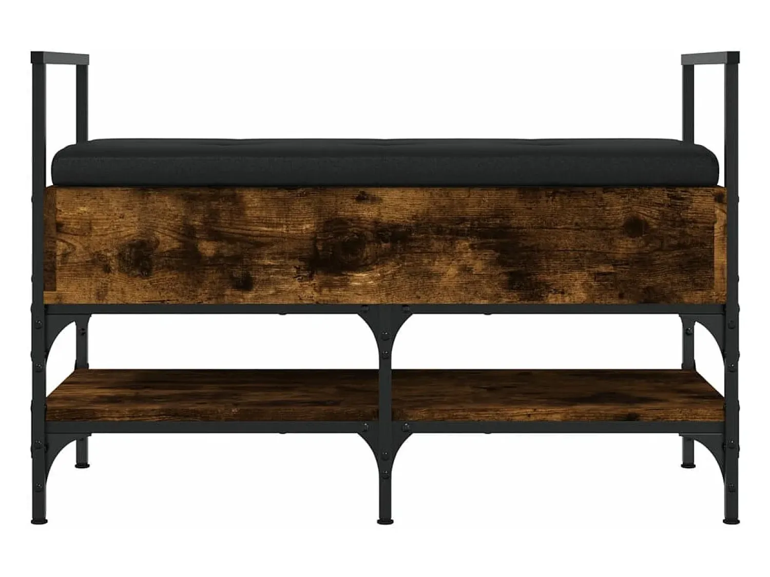 Móvel De Arrumação|Sapateira|vidaxl Banco sapateira 85,5x42x57,5 cm deriv. madeira carvalho fumado Natural claro