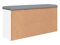 Móvel De Arrumação|Sapateira|vidaxl Banco sapateira 102x32x50 cm derivados de madeira Branco