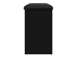 Móvel De Arrumação|Sapateira*vidaxl Banco sapateira 82x32x50 cm derivados de madeira Preto