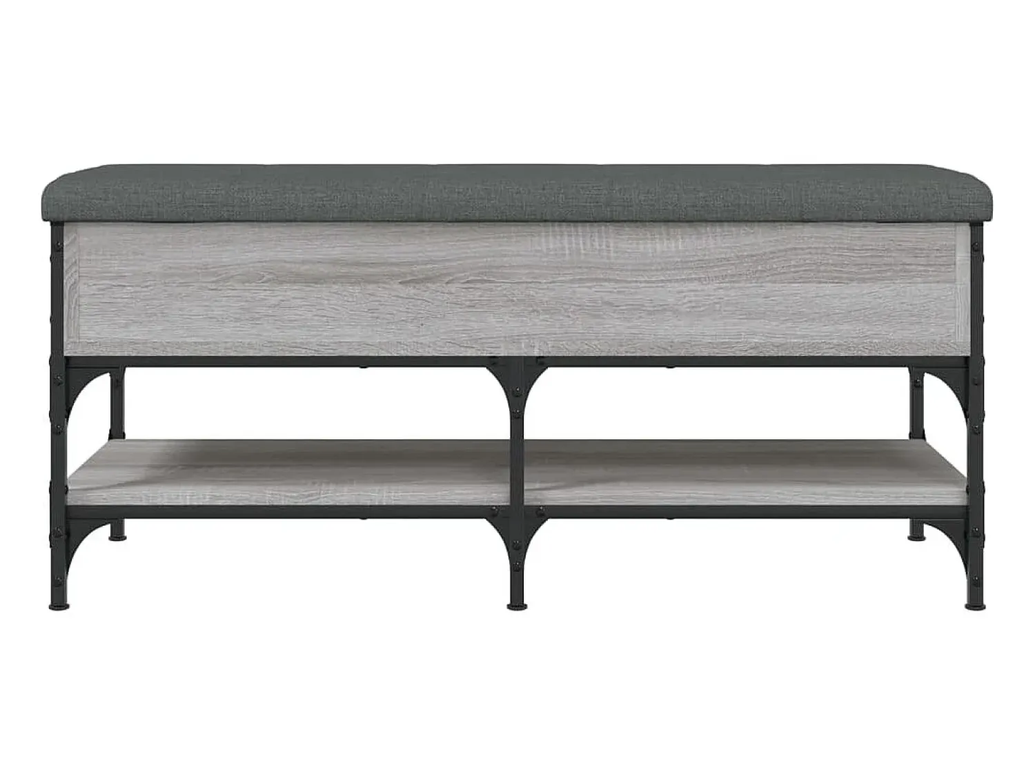 Online vidaxl Banco sapateira 102x42x45 cm derivados madeira sonoma Cinzento