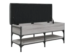 Online vidaxl Banco sapateira 102x42x45 cm derivados madeira sonoma Cinzento