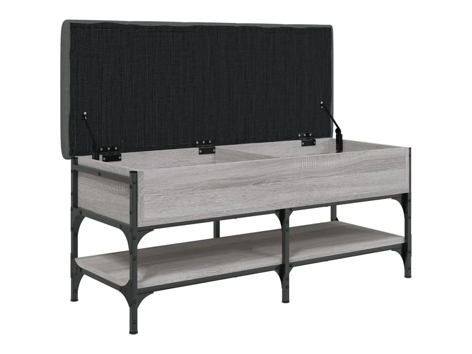 Online vidaxl Banco sapateira 102x42x45 cm derivados madeira sonoma Cinzento