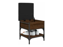 vidaxl Banco sapateira 42x42x45 cm derivados madeira carvalho castanho^ Móvel De Arrumação|Sapateira