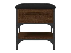 vidaxl Banco sapateira 42x42x45 cm derivados madeira carvalho castanho^ Móvel De Arrumação|Sapateira