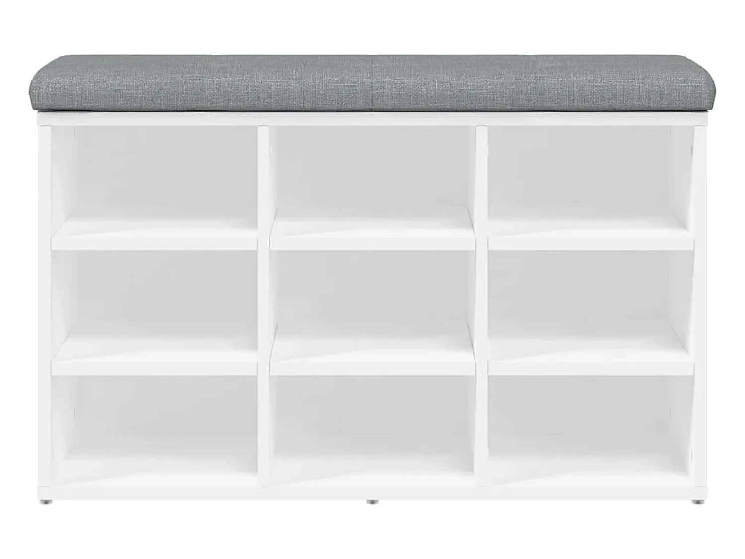 Móvel De Arrumação|Sapateira| Banco sapateira 82x32x50 cm derivados de madeira PT880180 Branco