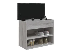 Banco sapateira 62x32x50 cm derivados madeira sonoma PT708727^ Móvel De Arrumação|Sapateira