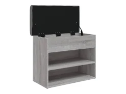Banco sapateira 62x32x50 cm derivados madeira sonoma PT708727^ Móvel De Arrumação|Sapateira