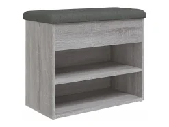 Banco sapateira 62x32x50 cm derivados madeira sonoma PT708727^ Móvel De Arrumação|Sapateira