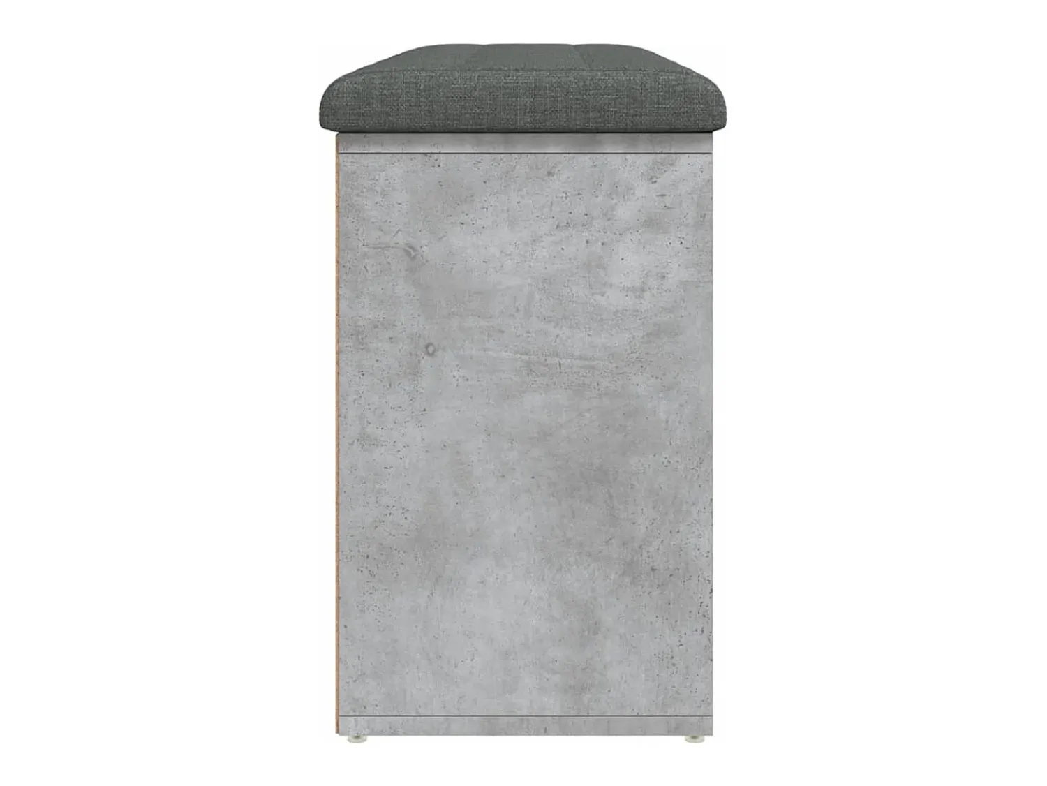 Best vidaxl Banco sapateira 102x32x50 cm derivados madeira cinzento cimento Cinzento claro