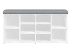 Banco sapateira 102x32x50 cm derivados de madeira PT526045^ Móvel De Arrumação|Sapateira
