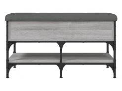 vidaxl Banco sapateira 82x42x45 cm derivados madeira sonoma^ Móvel De Arrumação|Sapateira