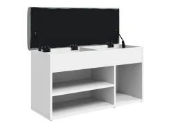 Móvel De Arrumação|Sapateira* Banco sapateira 82x32x45,5 cm derivados de madeira PT343453 Branco