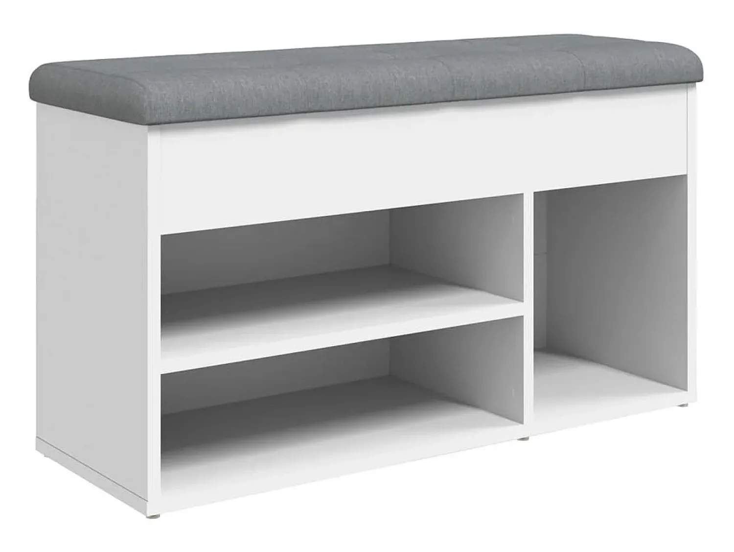 Móvel De Arrumação|Sapateira* Banco sapateira 82x32x45,5 cm derivados de madeira PT343453 Branco