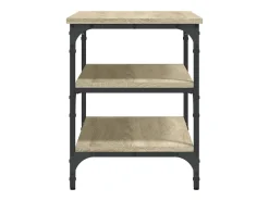Móvel De Arrumação|Sapateira*vidaxl Banco sapateira 70x38,5x49 cm derivados madeira carvalho sonoma Natural claro
