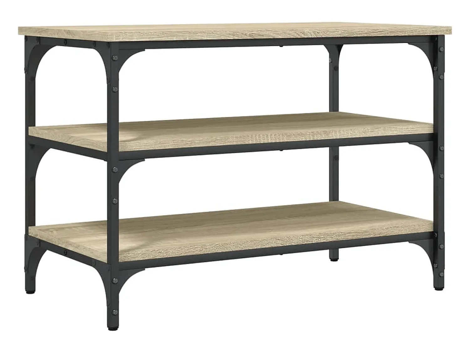 Móvel De Arrumação|Sapateira*vidaxl Banco sapateira 70x38,5x49 cm derivados madeira carvalho sonoma Natural claro