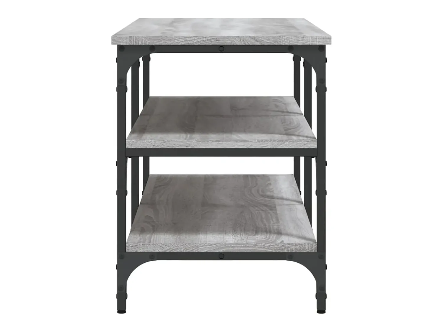 Discount vidaxl Banco sapateira 100x38,5x49cm derivados madeira sonoma Cinzento
