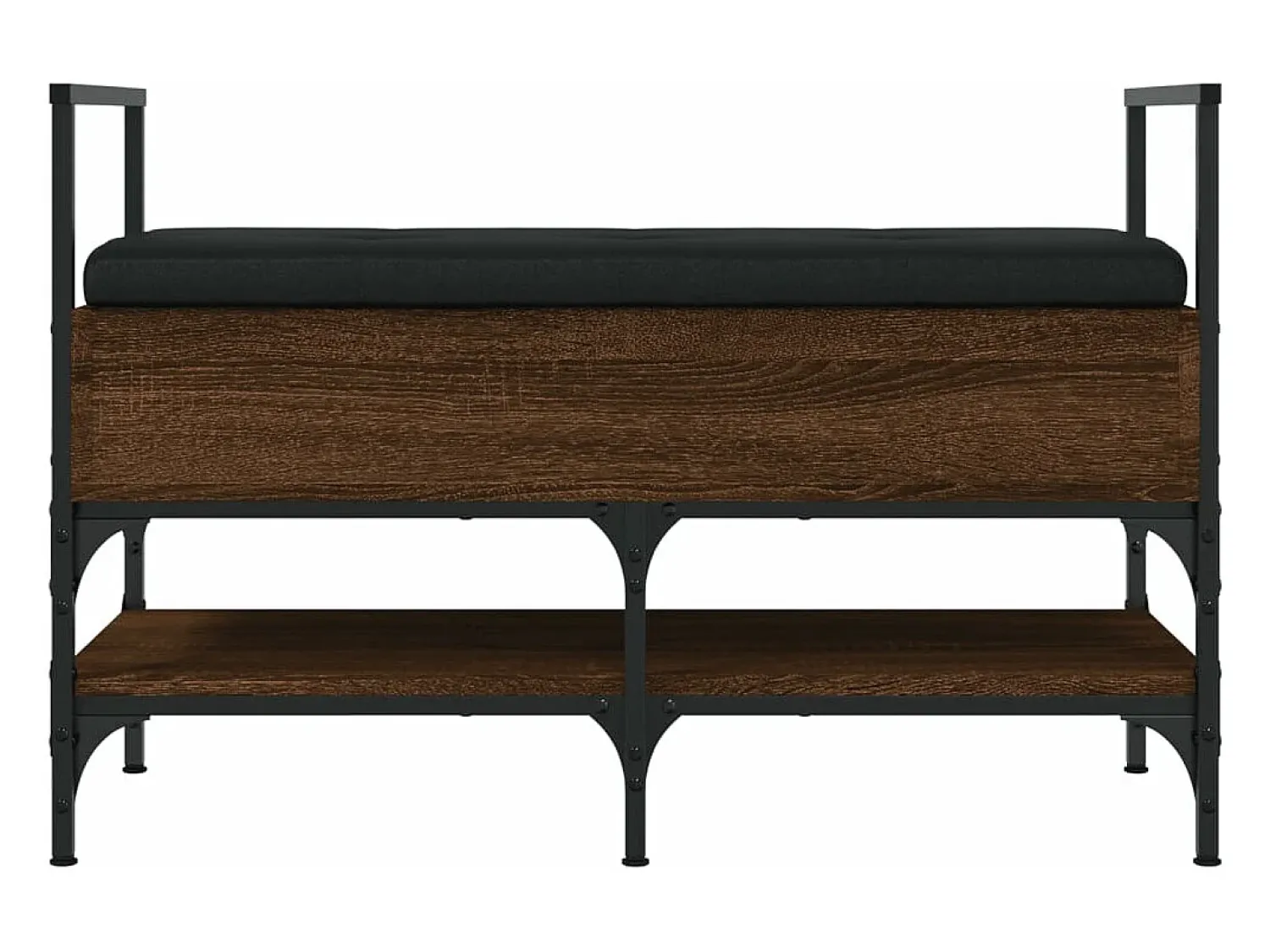 Móvel De Arrumação|Sapateira|vidaxl Banco sapateira 85,5x42x57,5cm deriv. madeira carvalho castanho Natural claro