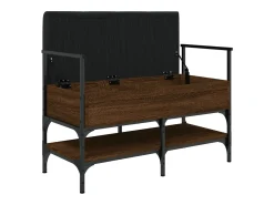 Móvel De Arrumação|Sapateira|vidaxl Banco sapateira 85,5x42x57,5cm deriv. madeira carvalho castanho Natural claro