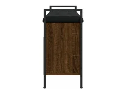 vidaxl Banco sapateira 85,5x32x57,5cm deriv. madeira carvalho castanho^ Móvel De Arrumação|Sapateira