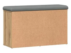 vidaxl Banco sapateira 82x32x50cm derivados madeira carvalho artisiano^ Móvel De Arrumação|Sapateira