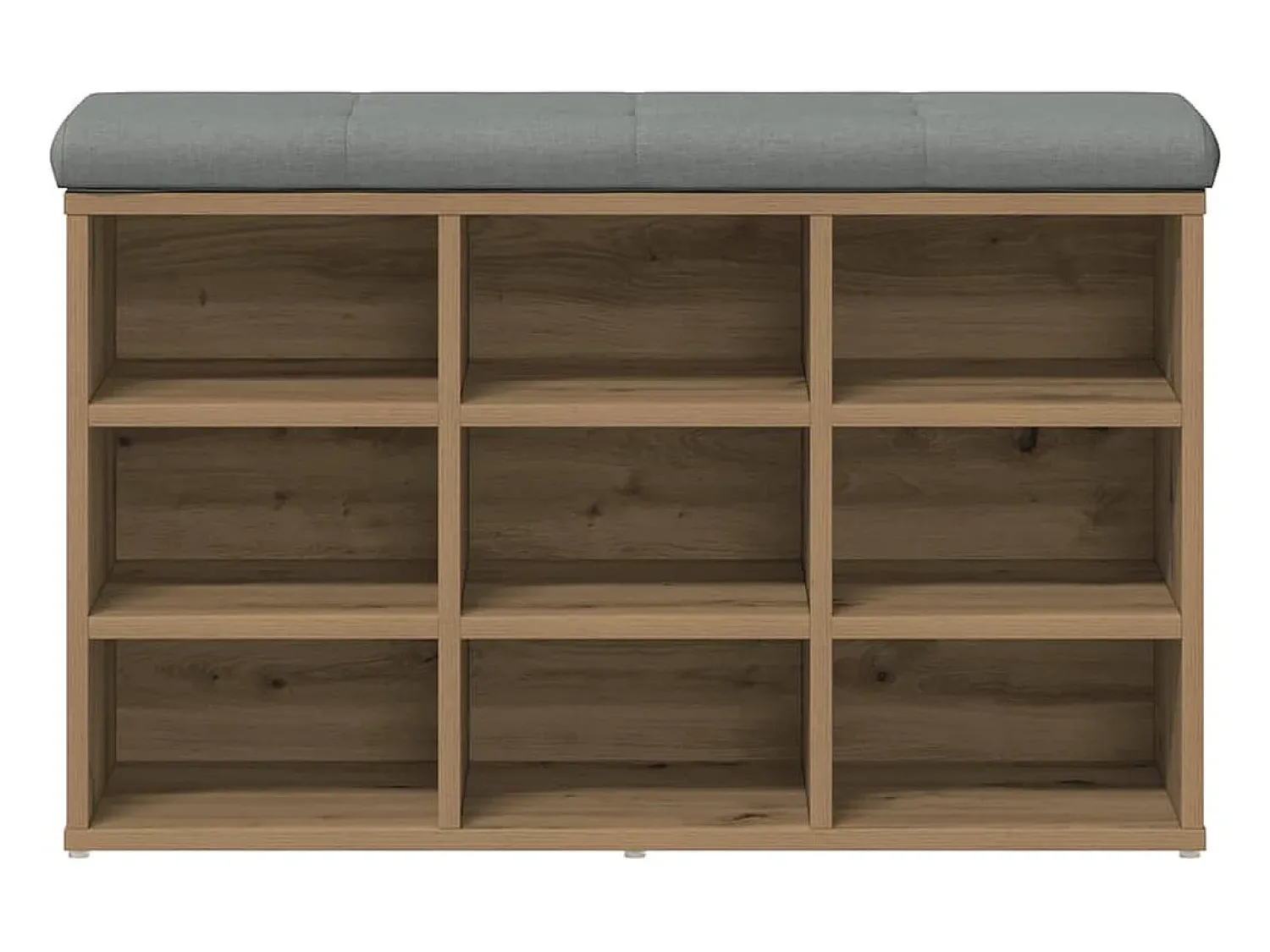 vidaxl Banco sapateira 82x32x50cm derivados madeira carvalho artisiano^ Móvel De Arrumação|Sapateira